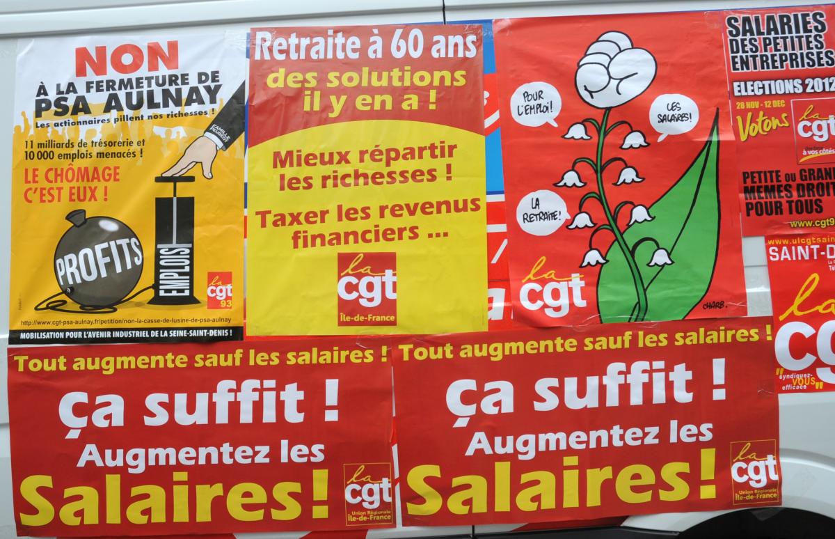 Affiches syndicales Cgt