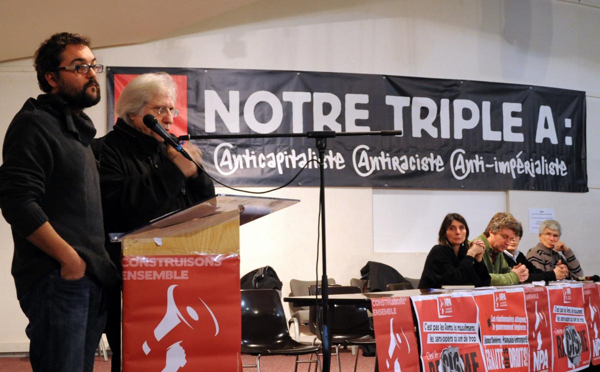 Ricardo Martin Santos de Izquierda Anticapitalista au deuxième Congrès du Npa