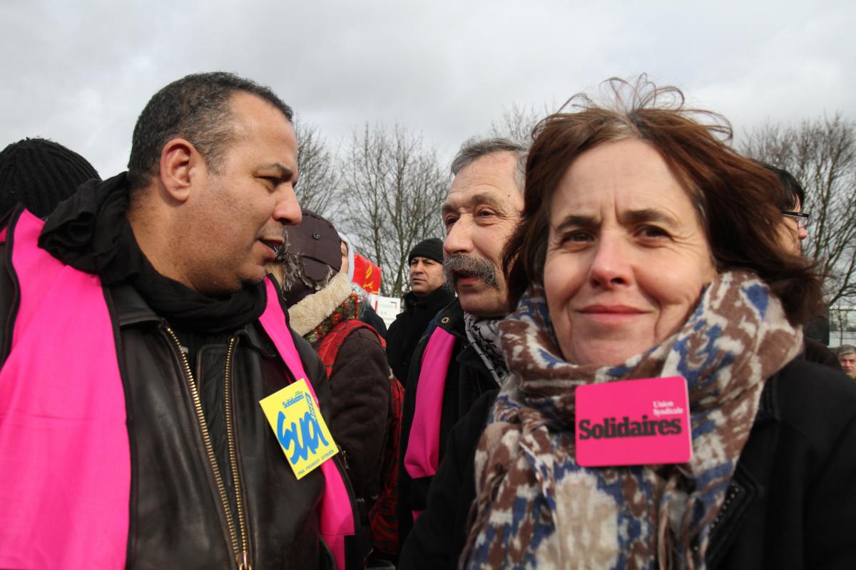 Mohamed Khenniche et Annick Coupé