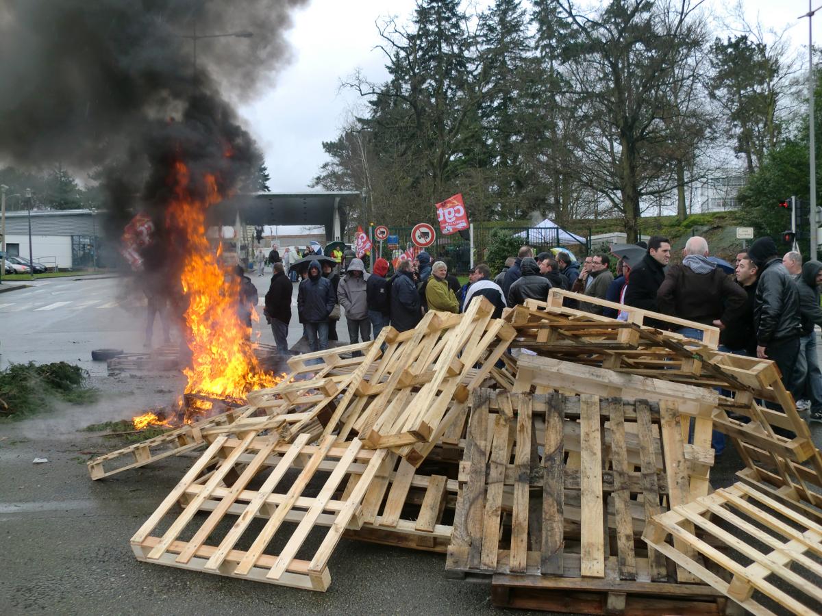 Feu de palettes