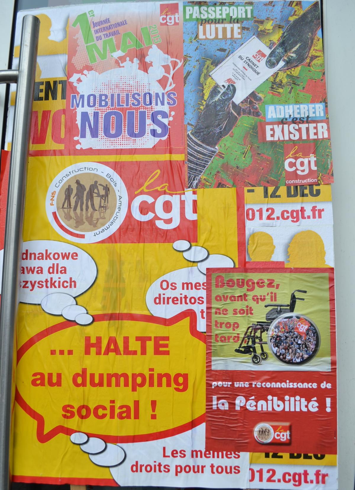Affiches CGT