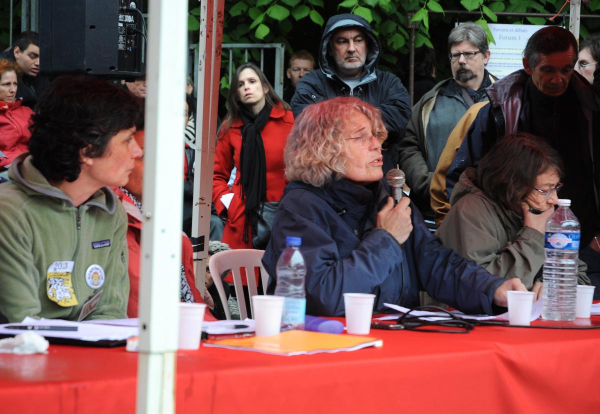 Roseline Vachetta du Npa ex députée européenne 1999-2004 élue sur la liste LO - LCR