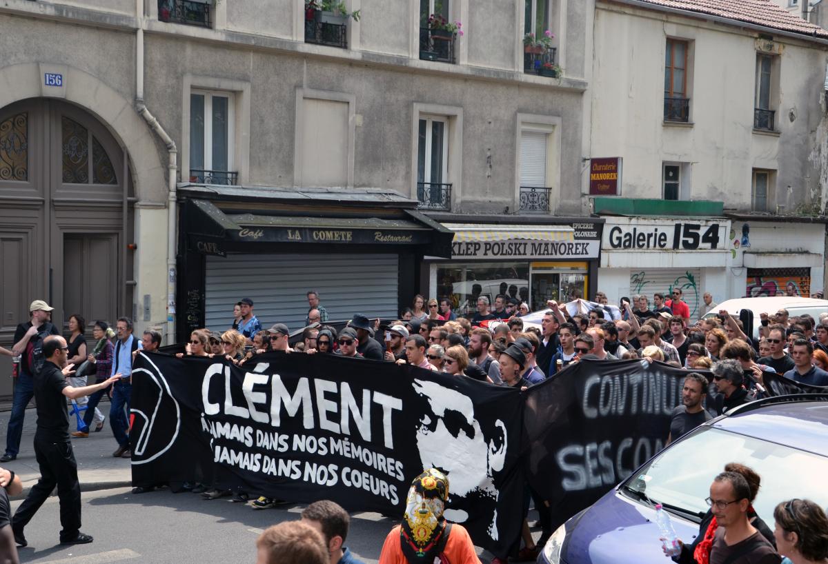 samedi 8 juin, Paris, cortège et marche en hommage à Clément Méric