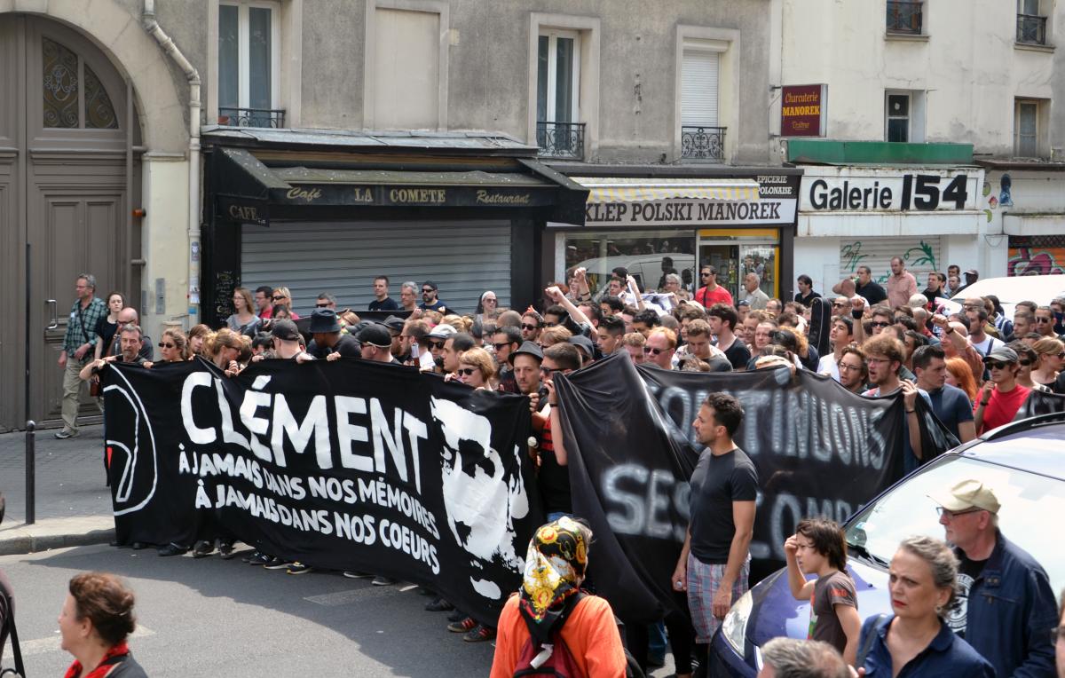 samedi 8 juin, Paris, cortège et marche en hommage à Clément Méric
