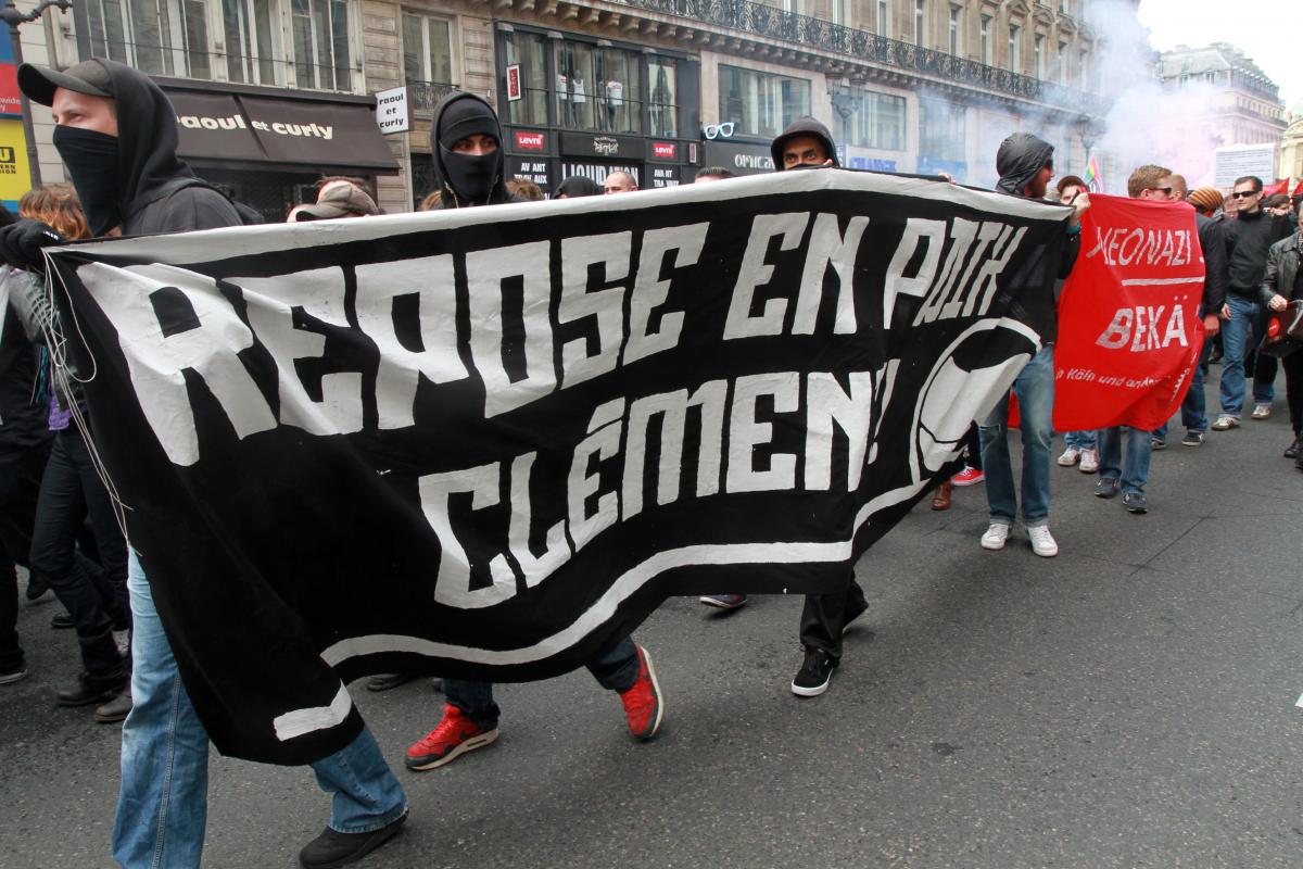 Banderole repose en paix Clément