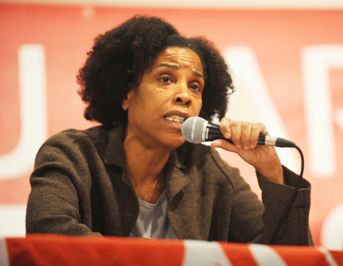 Marie-Laure Brival, porte parole du collectif de défense de la maternité des Lilas.