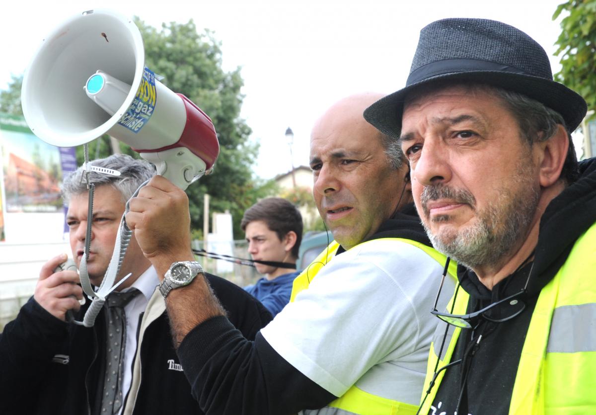 Départ manifestation mairie de Plessis-Pâté Essonne
