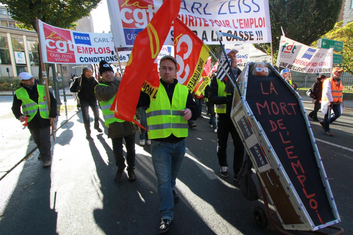 Cortège des salariéEs de Zeiss