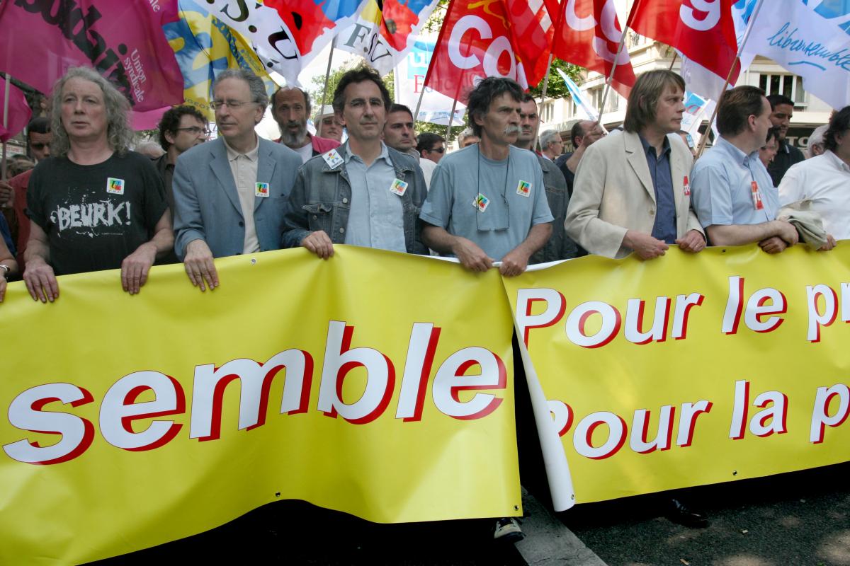 manifestation du 1°mai 2007 à Paris contre Sarkozy