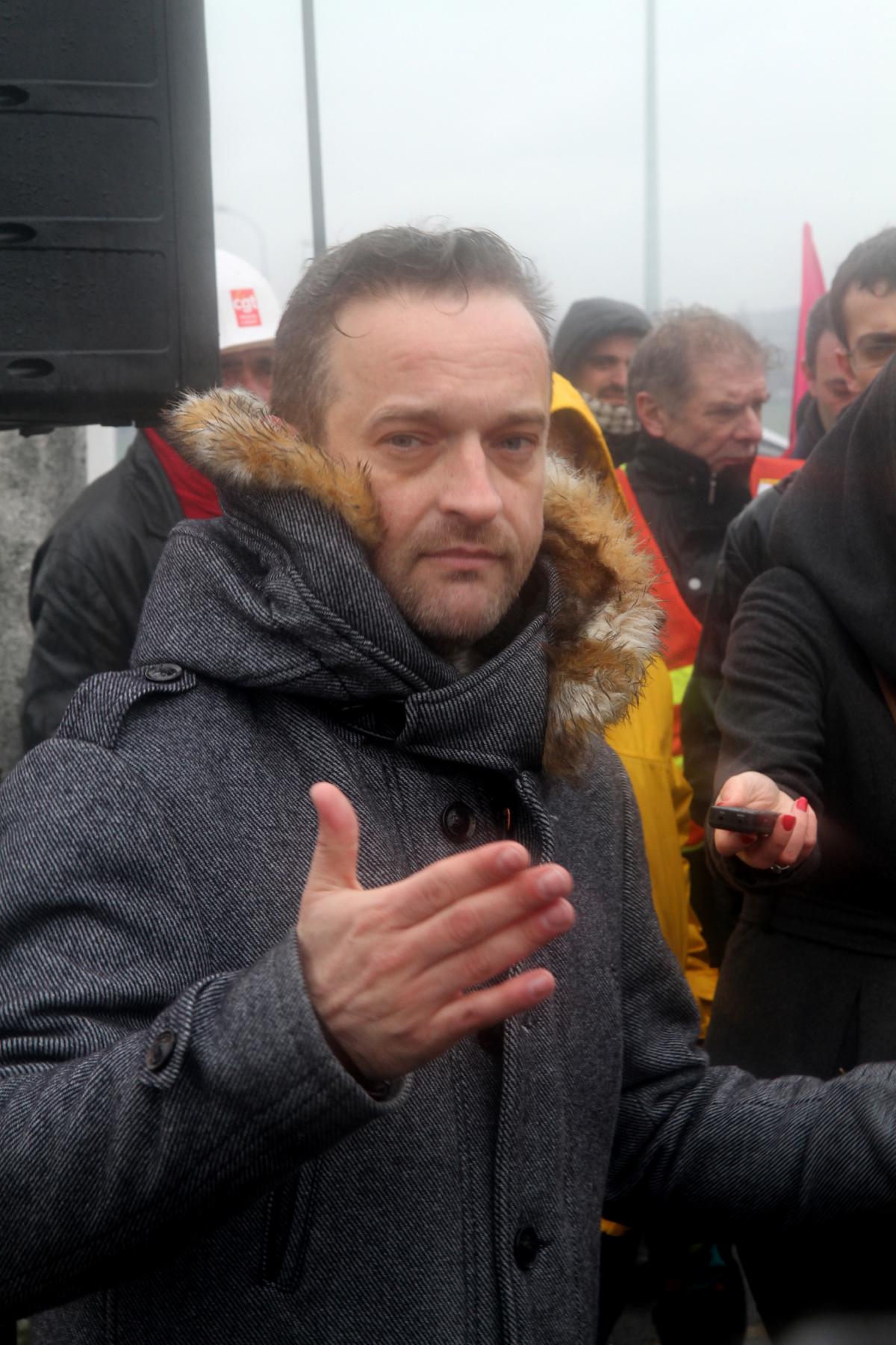 Mickaël Wamen responsable CGT Goodyear