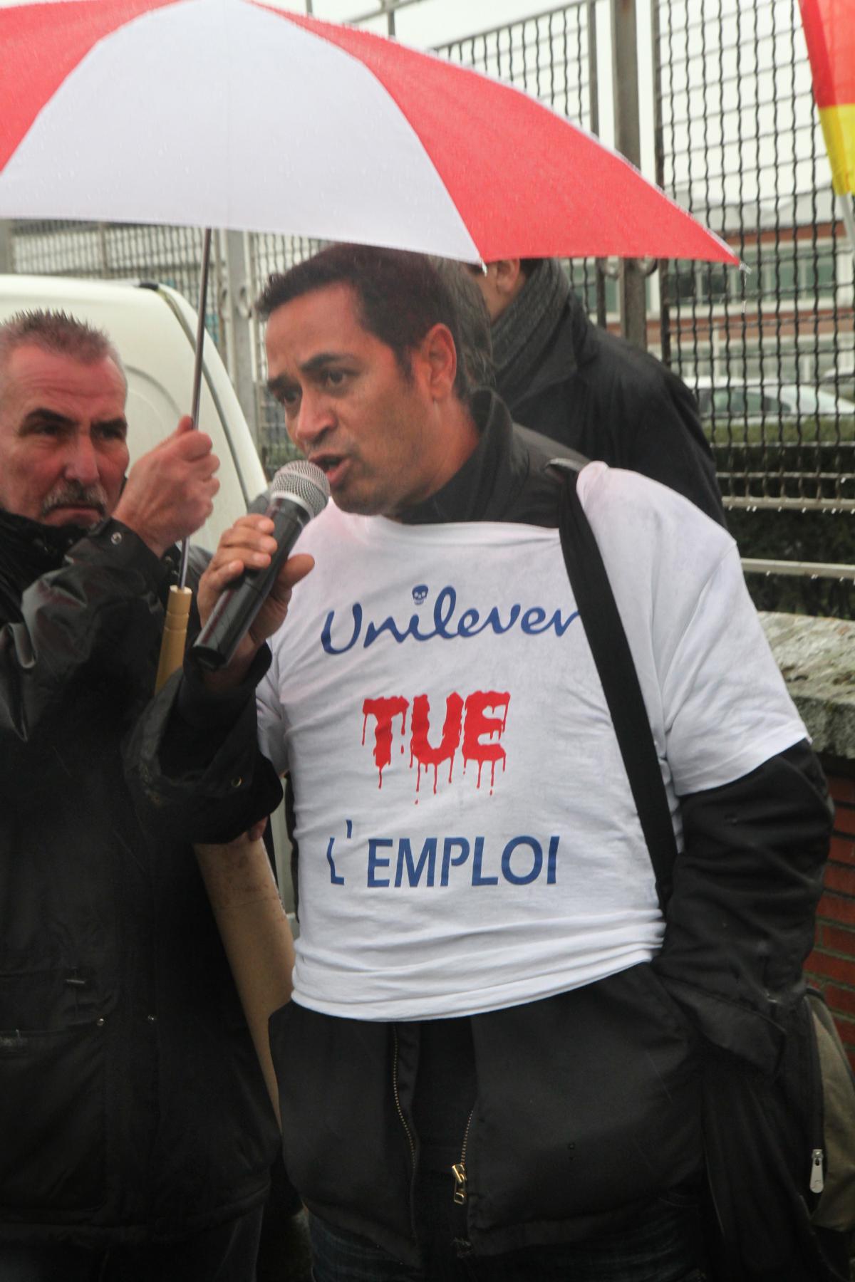 Délégué Fralib Unilever