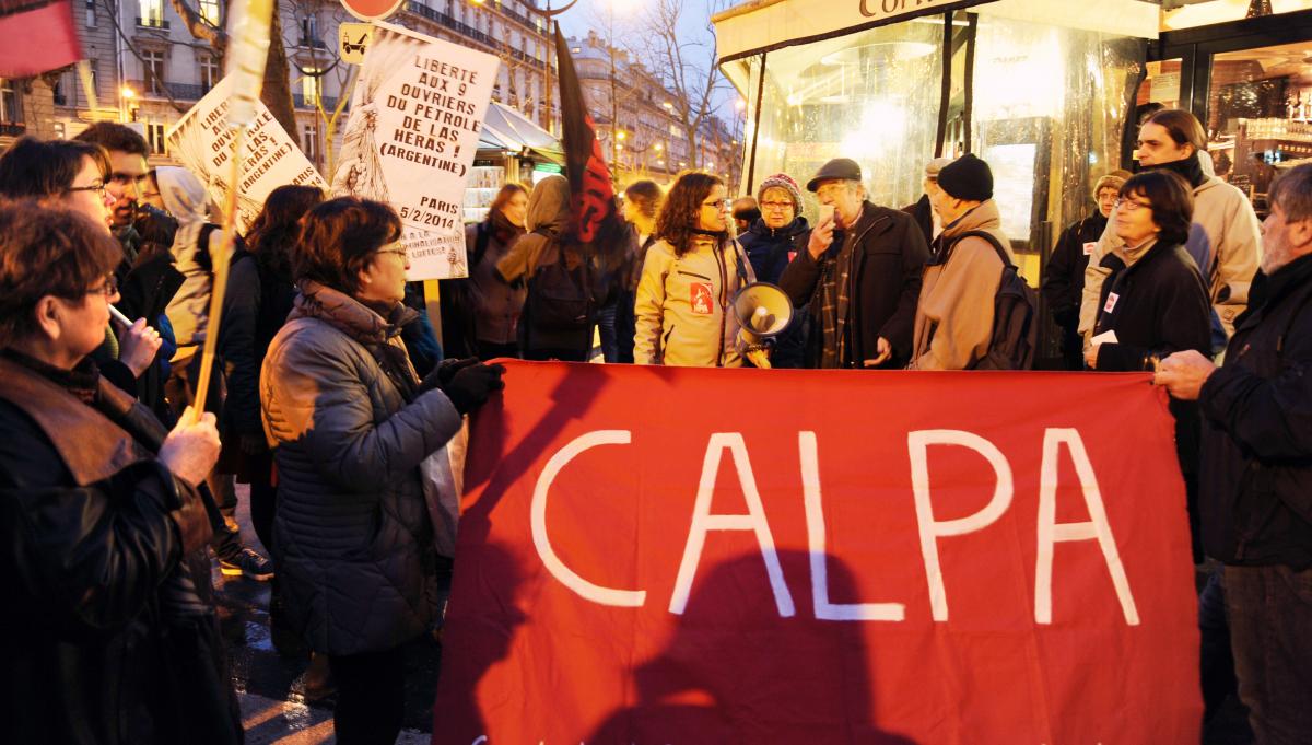 Le CALPA association Coordination de Solidarité avec les luttes du peuple Argentin