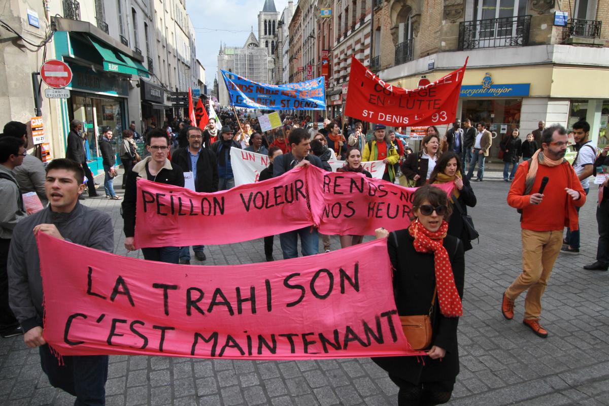 Banderole la trahison c'est maintenant