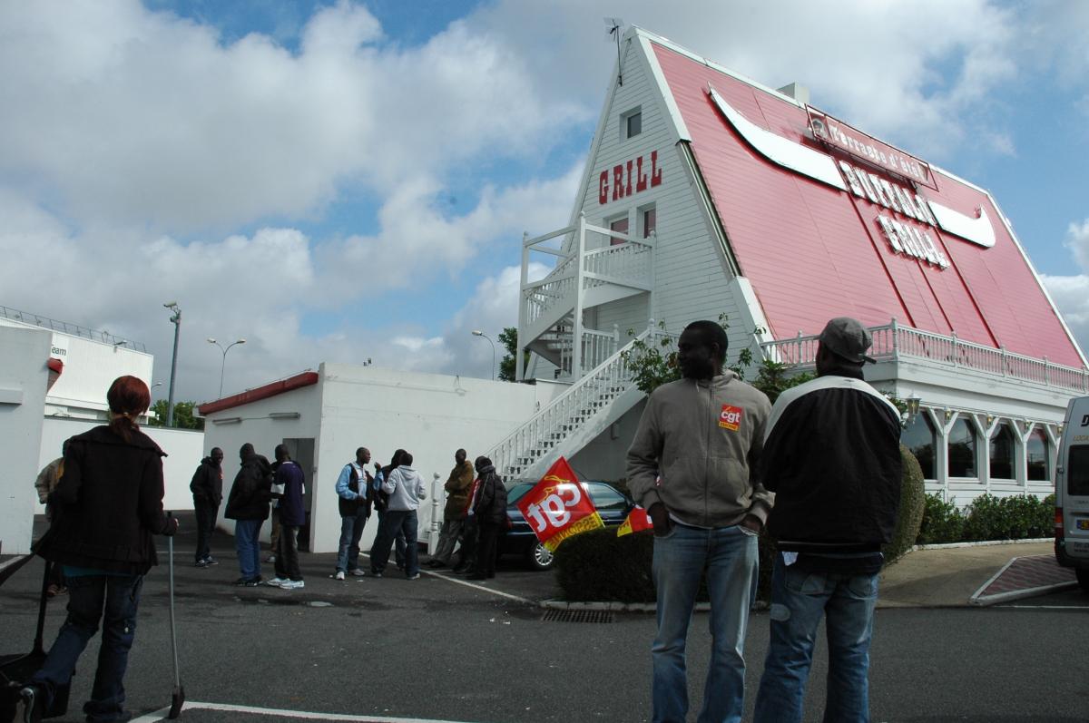Buffalo Grill en grève Viry Chatillon Essonne 91