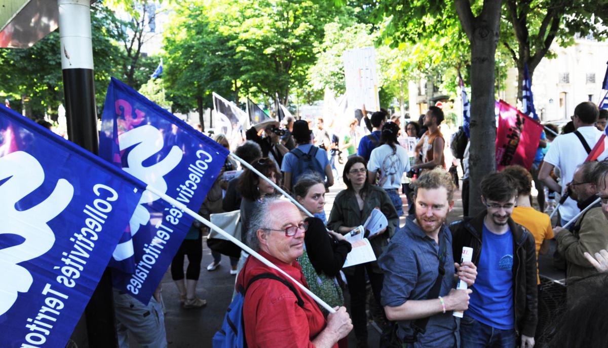 Rassemblement en soutien aux mouvements Sociaux Brésiliens