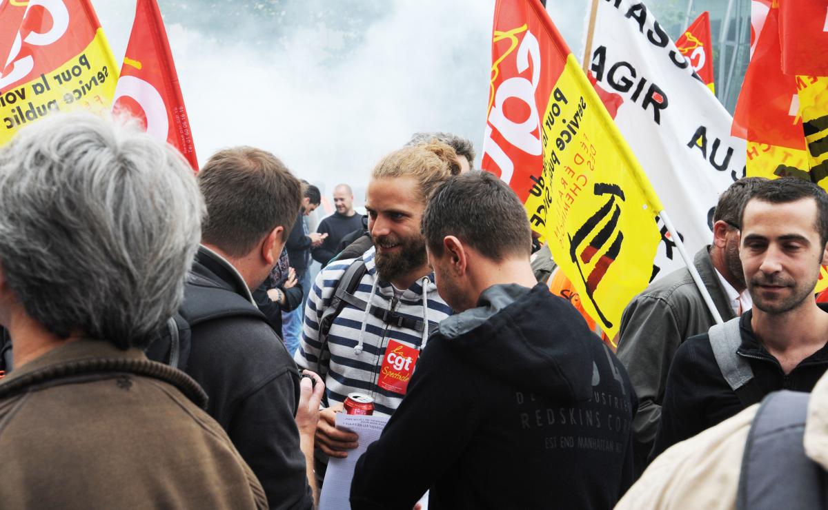 Cheminots au point fixe du Npa