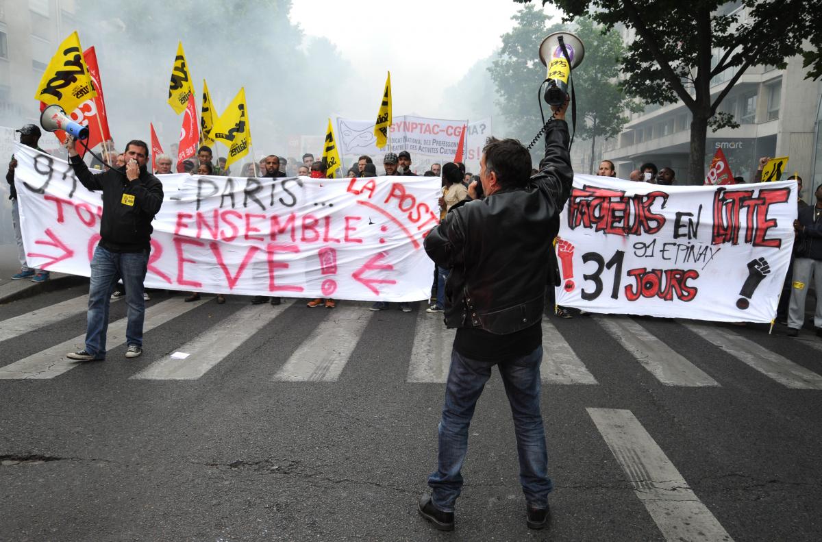 Postiers en lutte du 91 et 92 et Paris