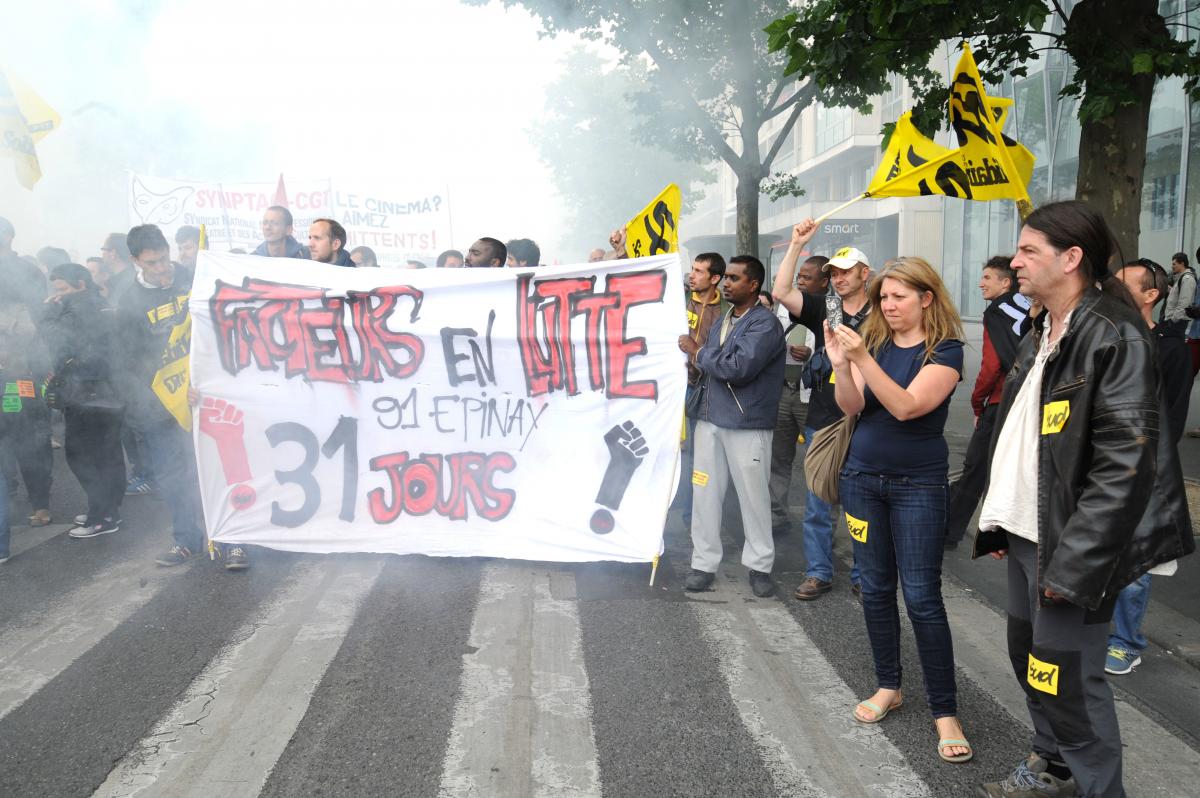 Postiers en lutte depuis 31 jours Epinay 91