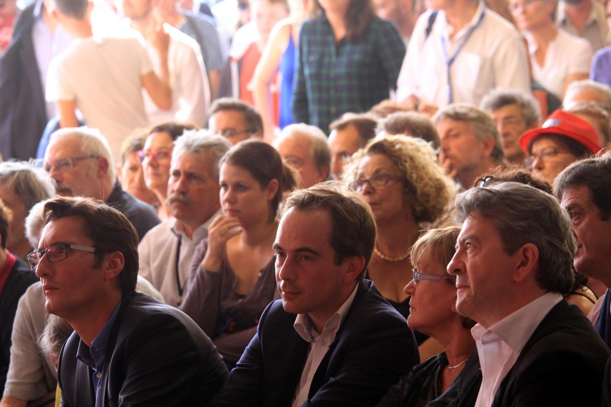Olivier Dartigolles, Patrice Bessac, Marie Georges Buffet, Jean-Luc Mélenchon