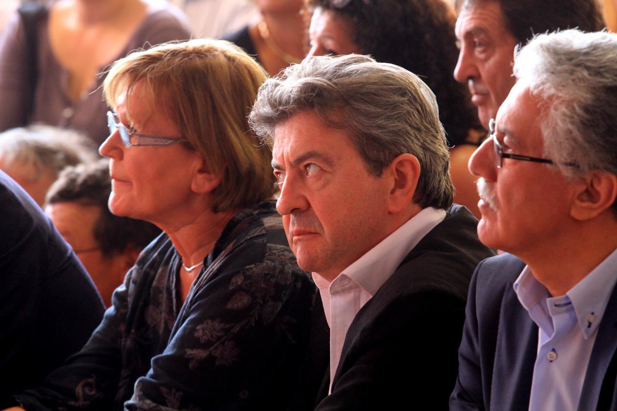 Marie-George Buffet et Jean-Luc Mélenchon