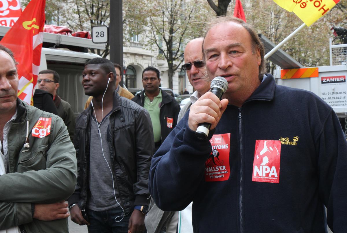 Robert Pelletier intervient en soutien pour le NPA