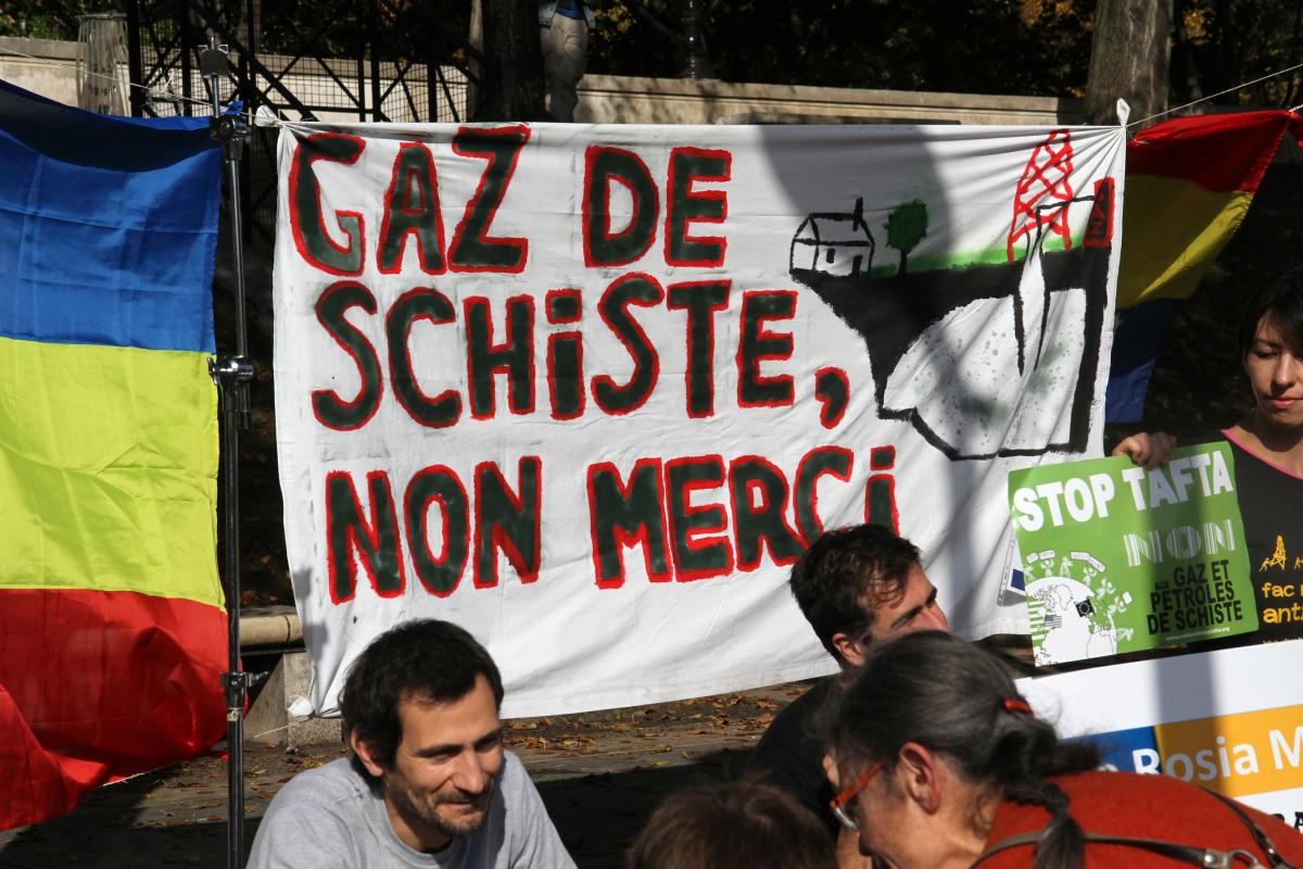 Gaz de schiste non merci
