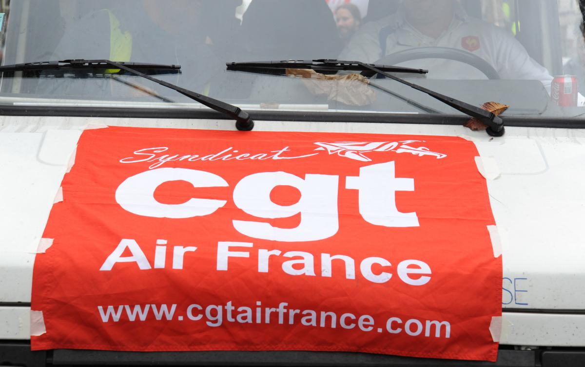 Drapeau Cgt air France