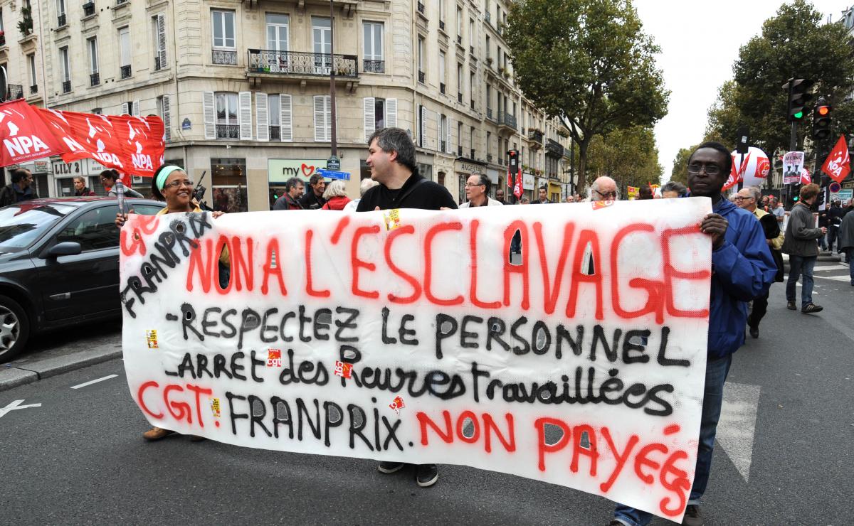 Salariés du commerce Franprix Cgt