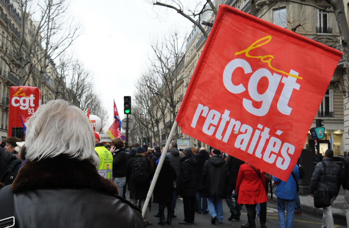 Drapeau retraités Cgt