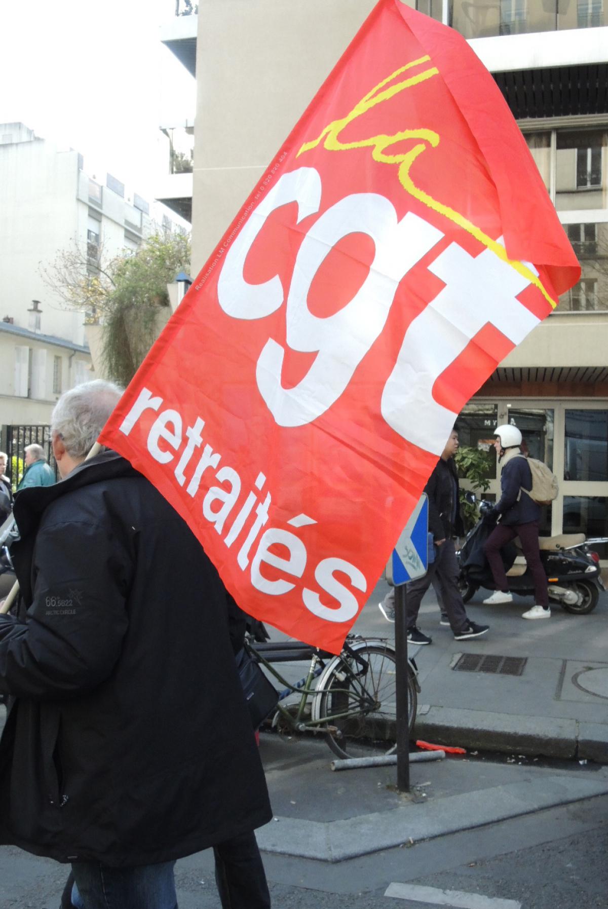 Drapeau Cgt Retraités