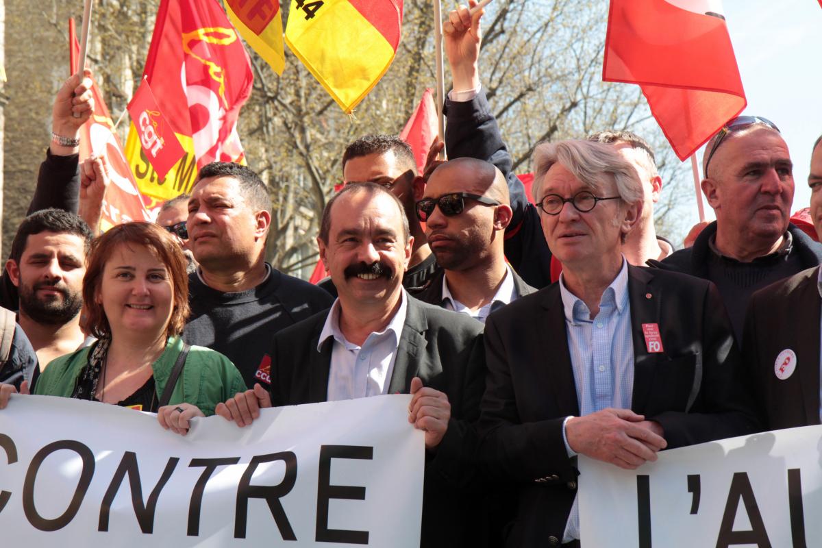 Philippe Martinez et Jean-Claude Mailly