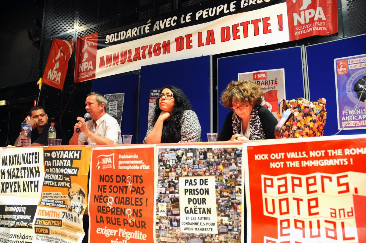 Débat Racisme et Union Nationale Michèle Sibony Sihame Assbague Julien Salingue animateur