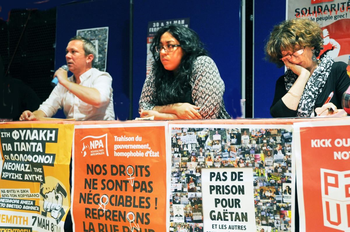 Débat Racisme et Union Nationale Michèle Sibony Sihame Assbague Julien Salingue animateur