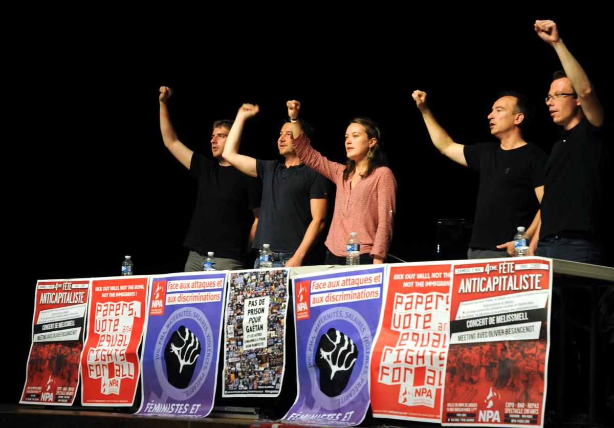 L'internationale à la 4em Fête Anticapitaliste du Npa Paris