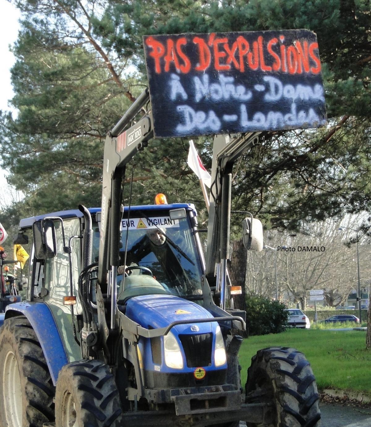 Pas d'expulsions à NDDL