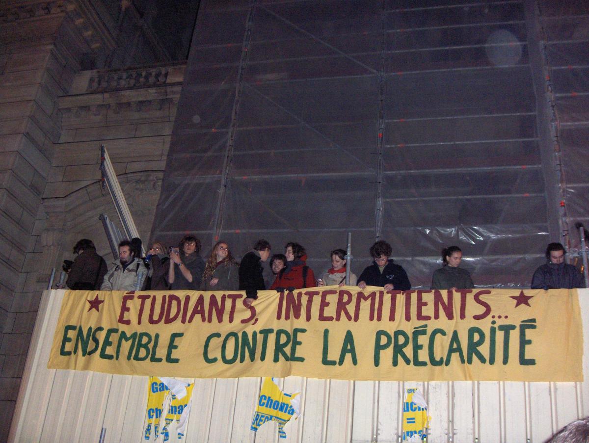Etudiants intermittents ensemble contre la précarité