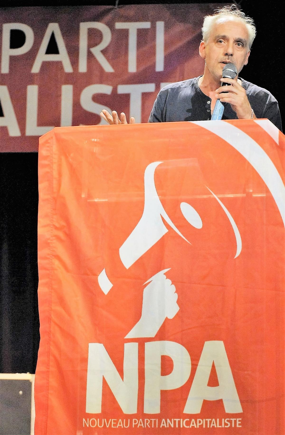 Philippe Poutou au Meeting de la Fête du Npa Paris