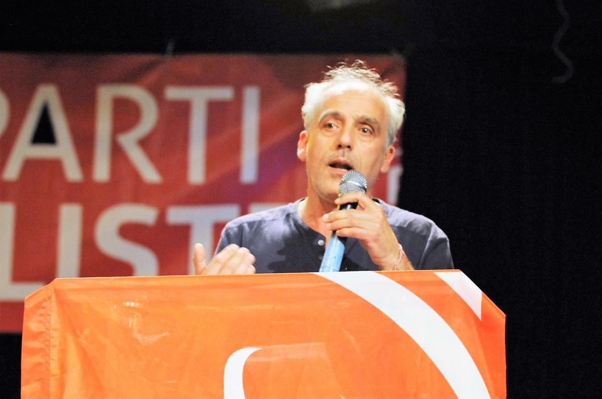Philippe Poutou au Meeting de la Fête du Npa Paris