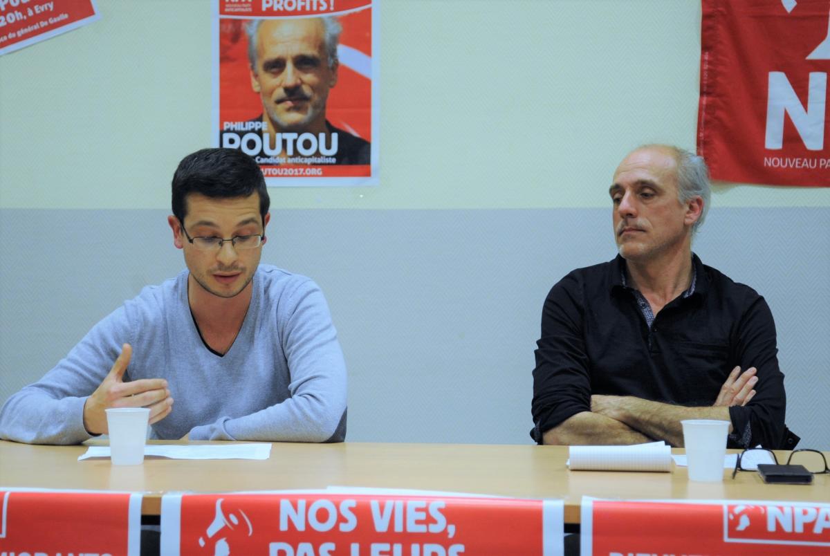 Intervention de Florent Grimaldi Syndicaliste Cgt Renault Lardy et Philippe Poutou Ford Cgt