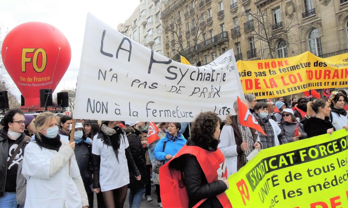 Psychiatrie n'a pas de prix non à la fermeture des lits