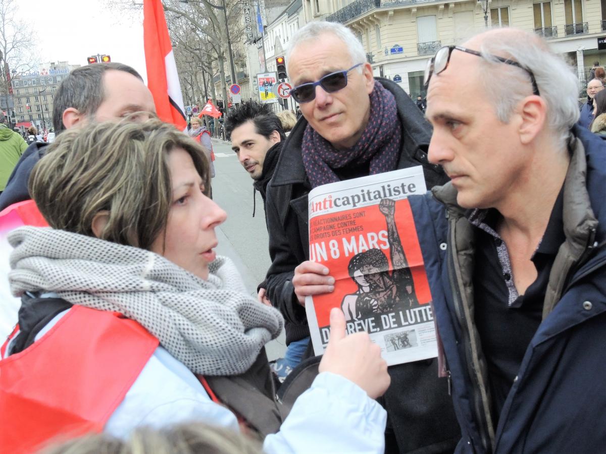 Philippe Poutou à la Manifestation Nationale du secteur Santé-Sécu-Social