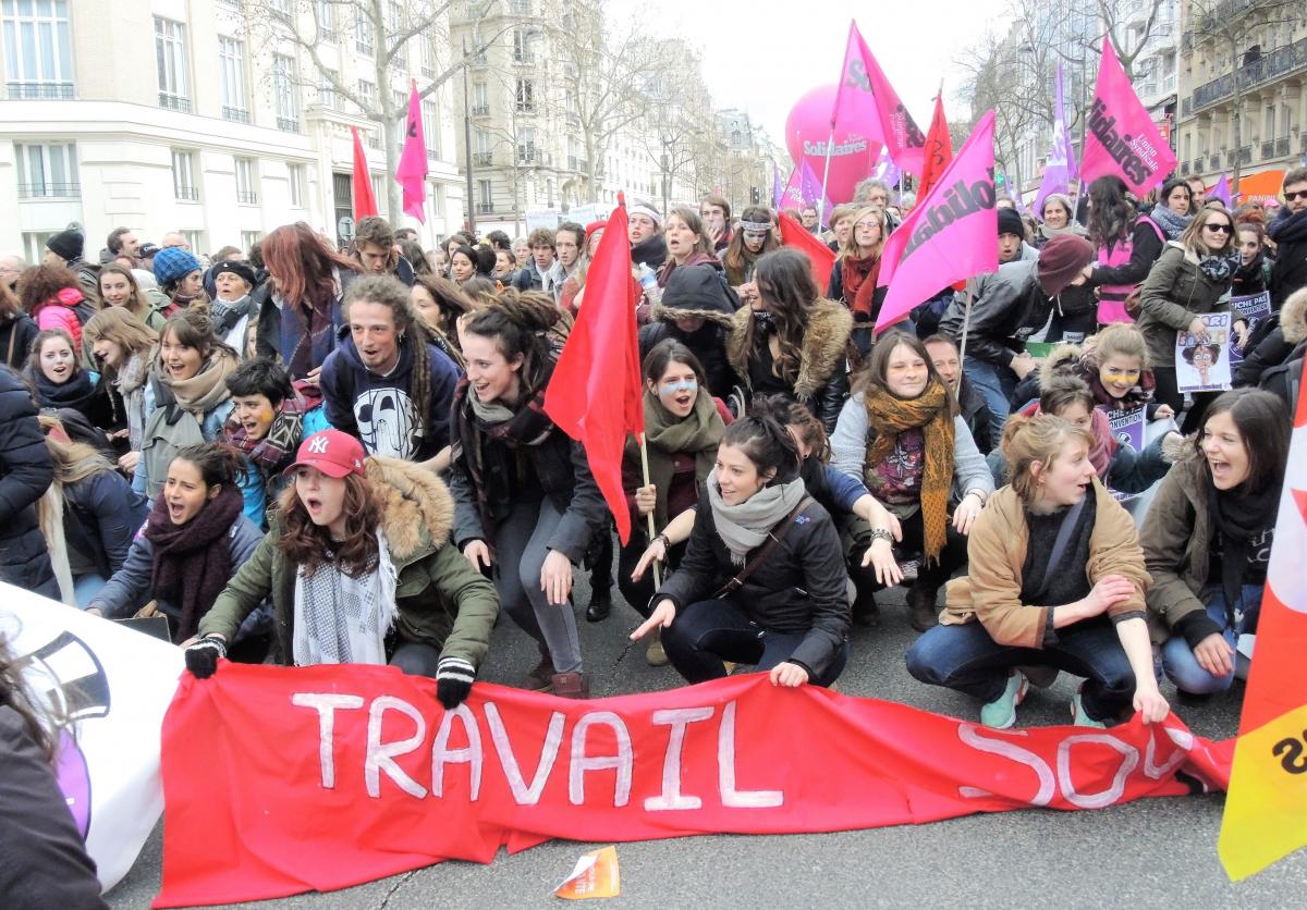 Jeunesse Manifestation Nationale du secteur Santé-Sécu-Social