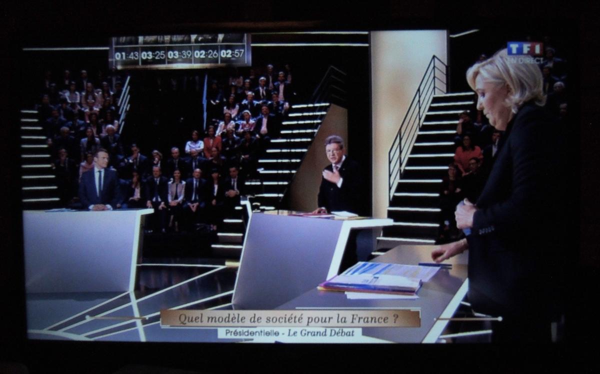 Cinq candidats à la présidentielle débat Jean Luc Mélanchon