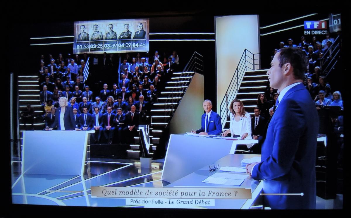 Benoit Hamon Cinq candidats à la présidentielle débat de trois heures sur TF1