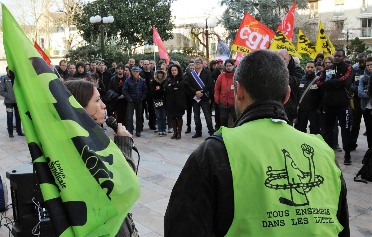 Intervention Cheminots Sud Rail