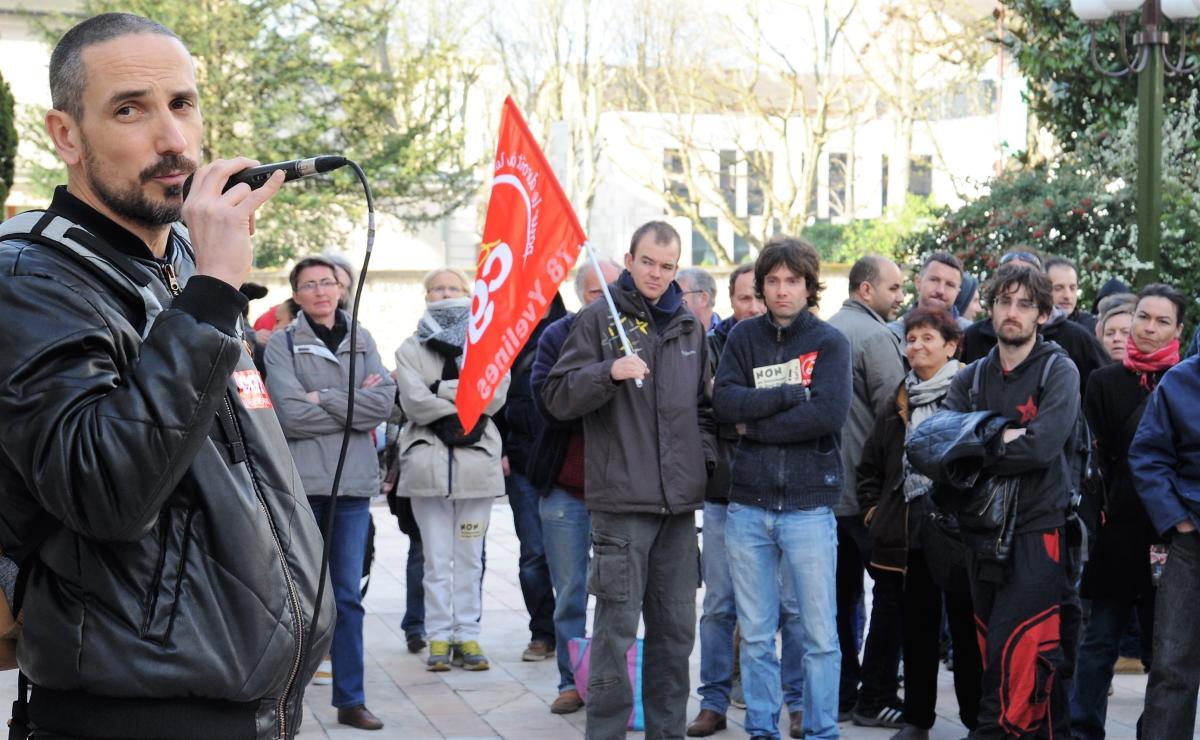 Intervention de soutien syndicaliste Cgt