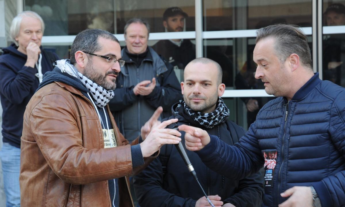 Postiers Sud 92 et Mickaël Wamen ex ouvrier Cgt Goodyear