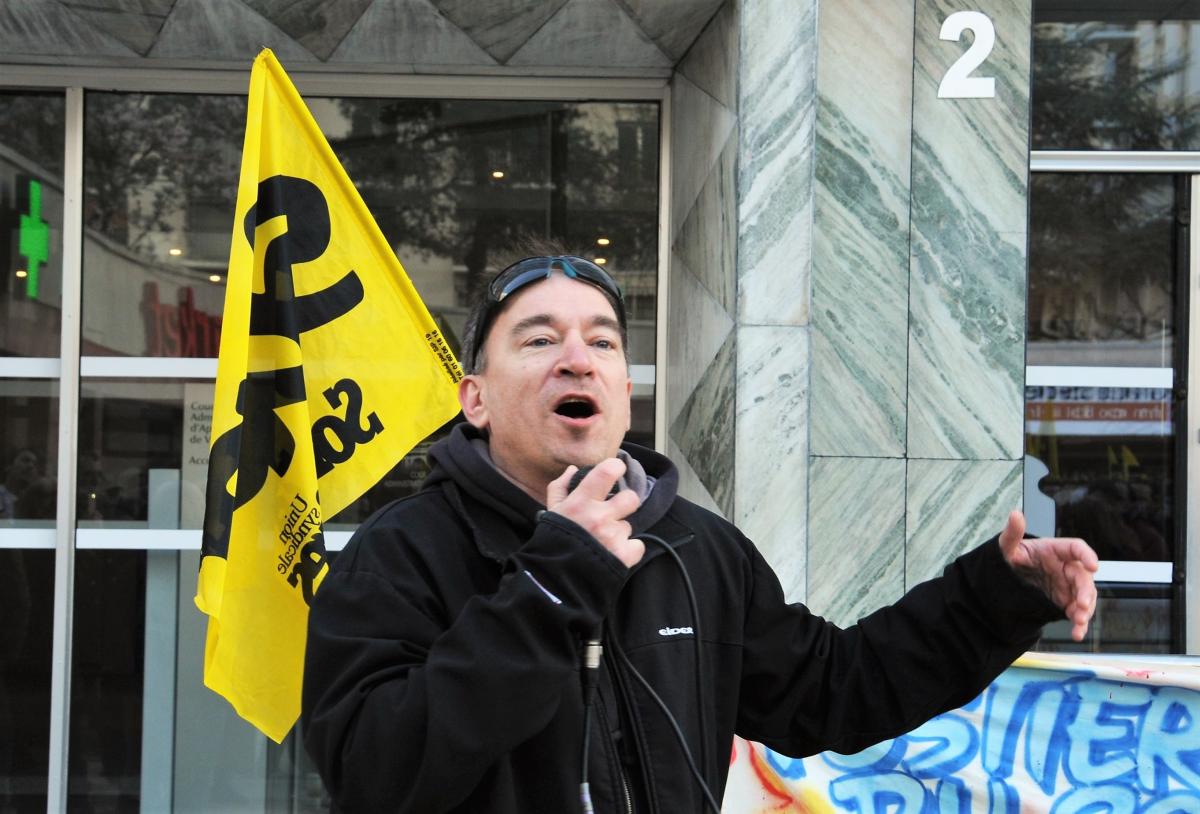 Yann Le Merrer SUD Poste 92 premier fonctionnaire révoqué depuis plus de 60 ans pour des motifs militants