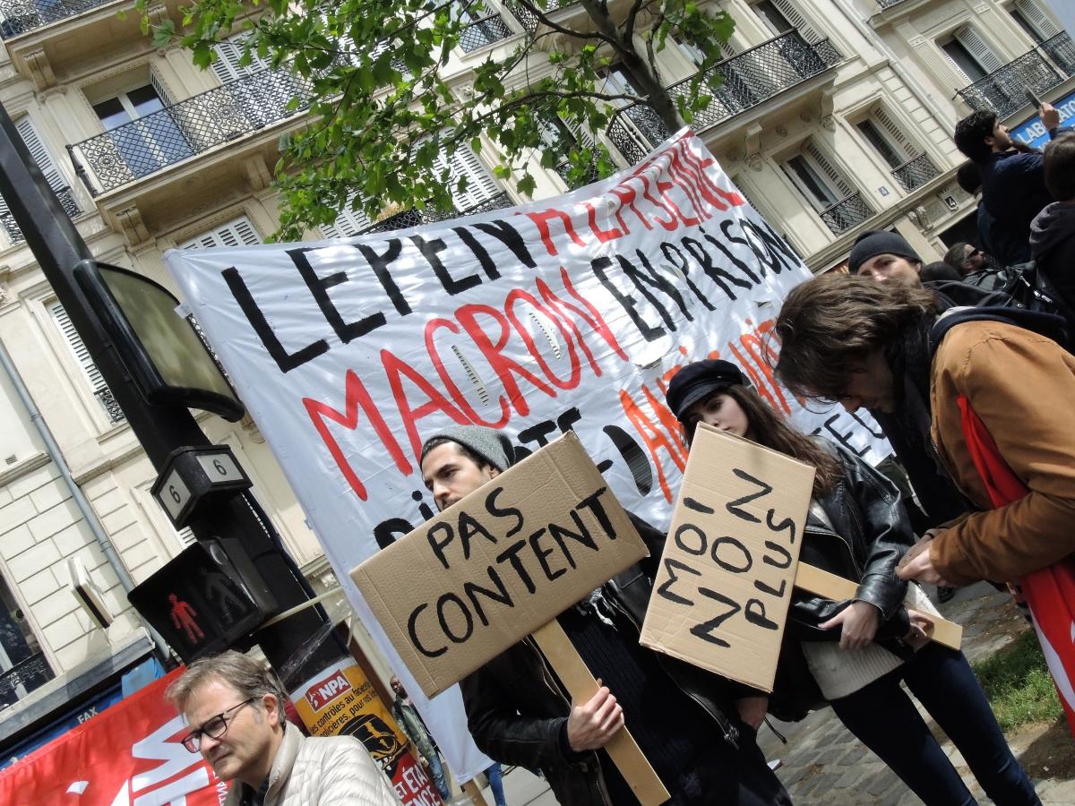Banderole du Npa jeunes