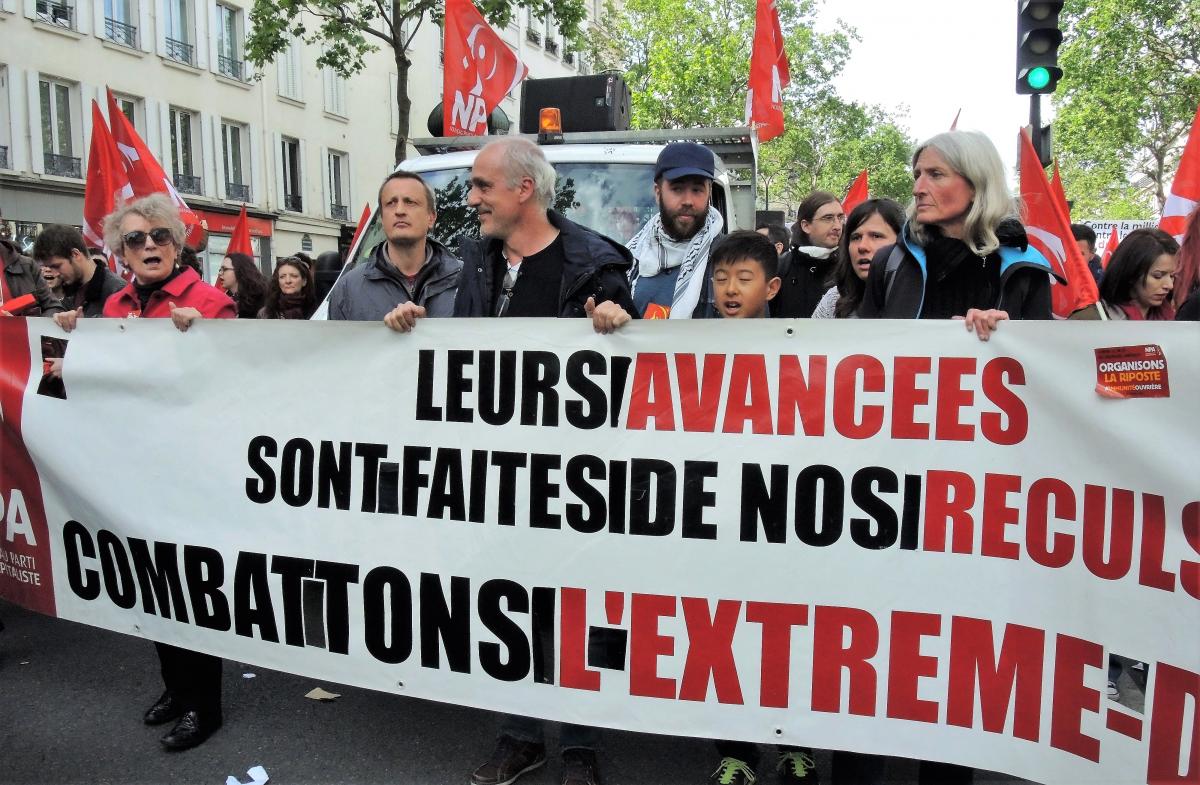 Tête de manifestation du Npa